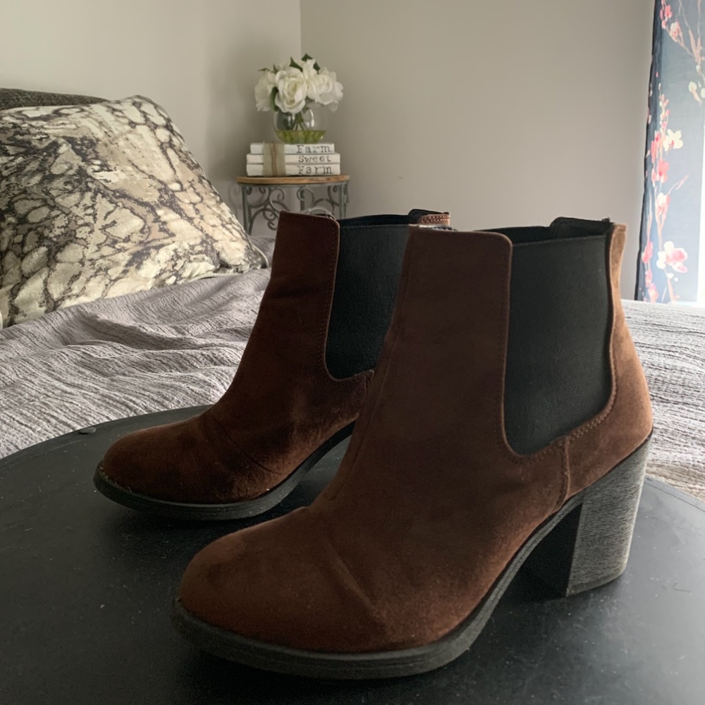 H&M Heeled Brown Booties